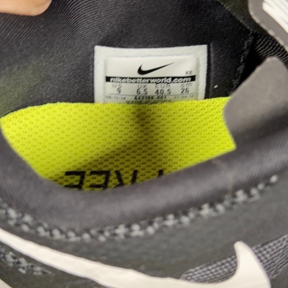 Nike Running Shoes Women 9 Black Nike Free 5.0 Athletic Gym Training Sneaker NEW - Picture 9 of 10
